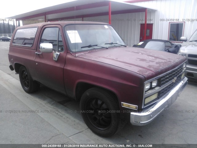 CCL186F172339 - 1976 CHEVROLET 'S'TRUCK  BURGUNDY photo 1