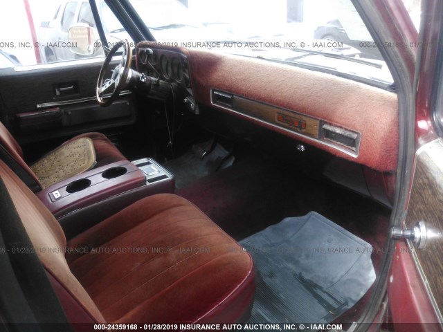 CCL186F172339 - 1976 CHEVROLET 'S'TRUCK  BURGUNDY photo 5