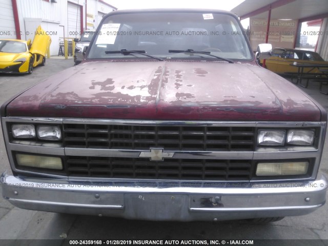 CCL186F172339 - 1976 CHEVROLET 'S'TRUCK  BURGUNDY photo 6