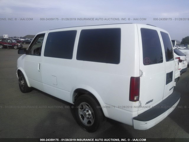 1GNDM19X93B115689 - 2003 CHEVROLET ASTRO WHITE photo 3