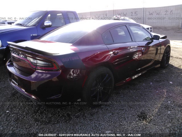 2C3CDXGJ6JH187335 - 2018 DODGE CHARGER R/T 392 MAROON photo 4