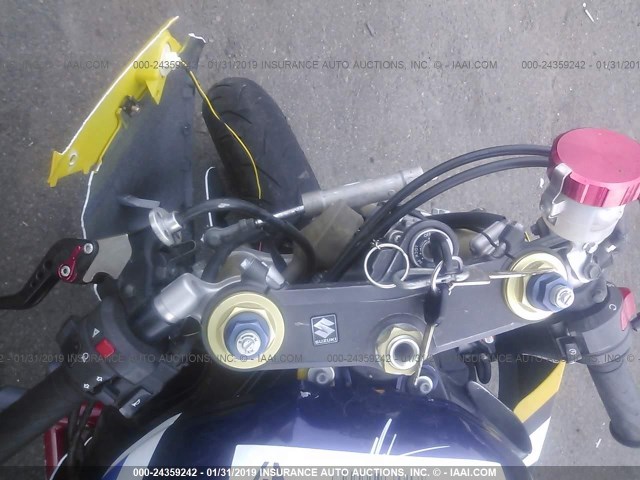 JS1GN7CA352102685 - 2005 SUZUKI GSX-R600 K YELLOW photo 7