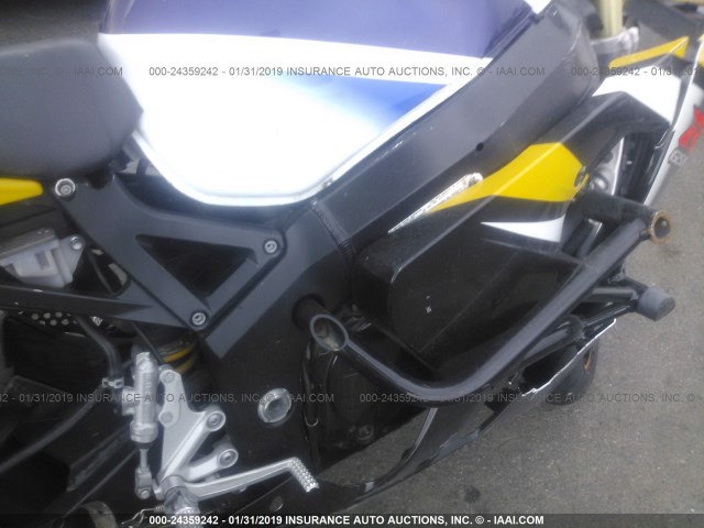 JS1GN7CA352102685 - 2005 SUZUKI GSX-R600 K YELLOW photo 8