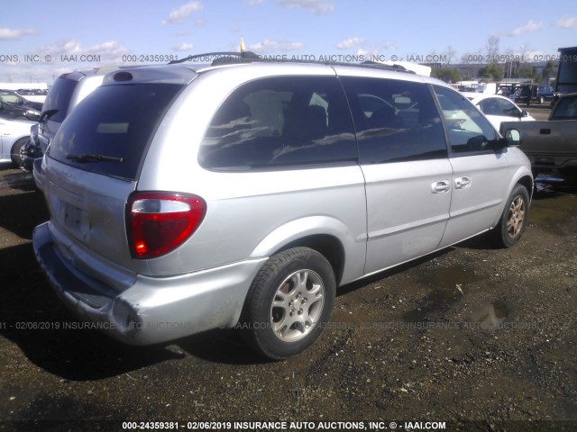 2B4GP44331R361345 - 2001 DODGE GRAND CARAVAN SPORT SILVER photo 4