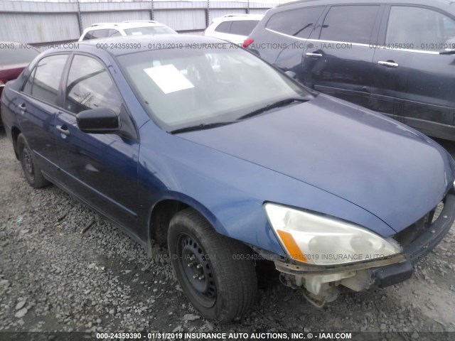 JHMCM56166C001125 - 2006 HONDA ACCORD VALUE BLUE photo 1