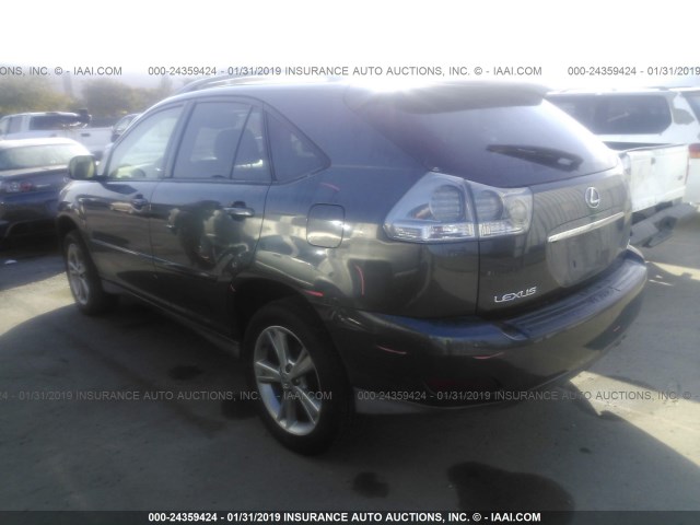 JTJHW31U260020177 - 2006 LEXUS RX 400 GRAY photo 3