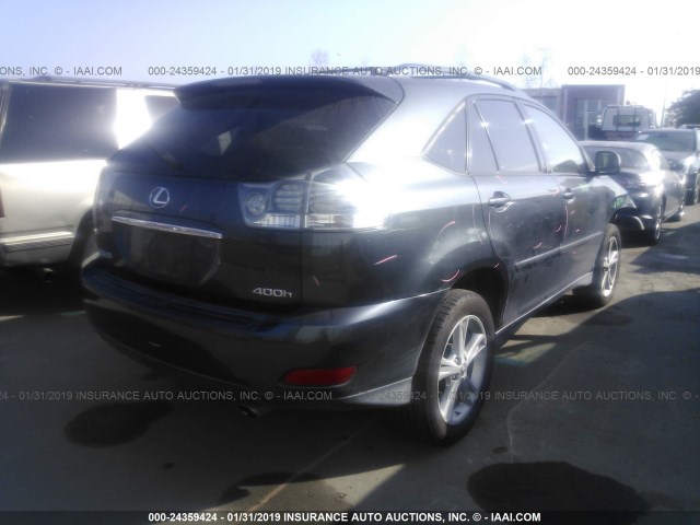 JTJHW31U260020177 - 2006 LEXUS RX 400 GRAY photo 4