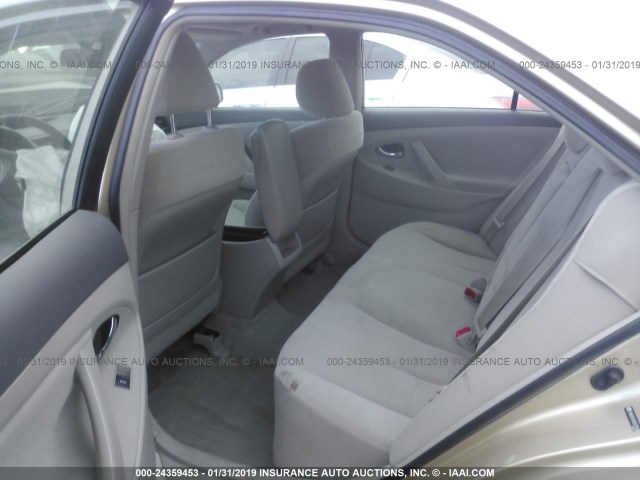 JTNBK3EK9A3047554 - 2010 TOYOTA CAMRY SE/LE/XLE 金色 照片 8