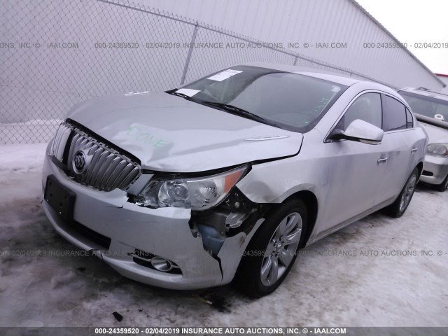 1G4GD5E36CF111278 - 2012 BUICK LACROSSE PREMIUM SILVER photo 2