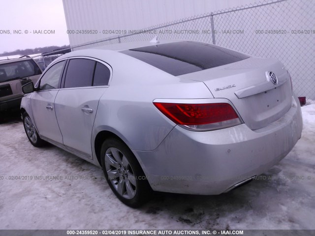 1G4GD5E36CF111278 - 2012 BUICK LACROSSE PREMIUM SILVER photo 3