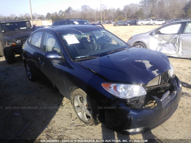 KMHDU46D09U624101 - 2009 HYUNDAI ELANTRA GLS/SE BLUE photo 1