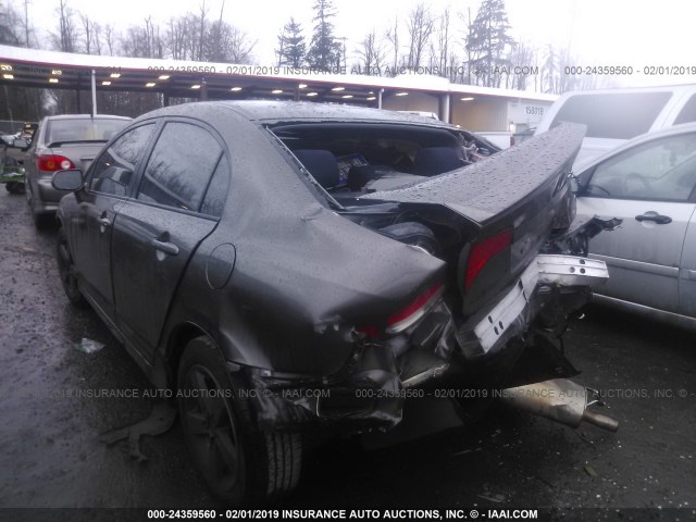 2HGFA1F6XBH549178 - 2011 HONDA CIVIC LX-S GRAY photo 3