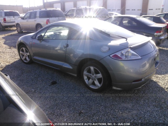 4A3AK24F67E022393 - 2007 MITSUBISHI ECLIPSE GS GRAY photo 3