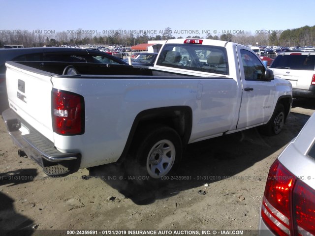 1GTN1LEC6JZ902186 - 2018 GMC SIERRA WHITE photo 4