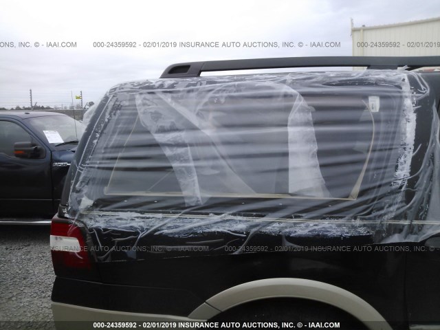 1FMFK17577LA46442 - 2007 FORD EXPEDITION EL EDDIE BAUER BLACK photo 6