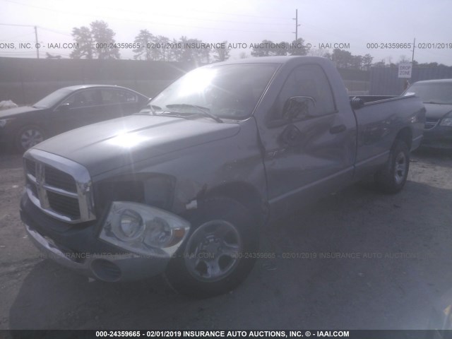 1D7HA16K38J111202 - 2008 DODGE RAM 1500 ST GRAY photo 2