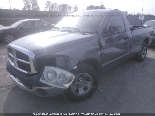 1D7HA16K38J111202 - 2008 DODGE RAM 1500 ST GRAY photo 6