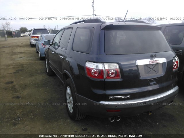 1GKER13777J101720 - 2007 GMC ACADIA SLE BLUE photo 3