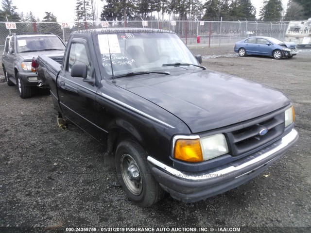 1FTCR10A9SPA47913 - 1995 FORD RANGER BLACK photo 1