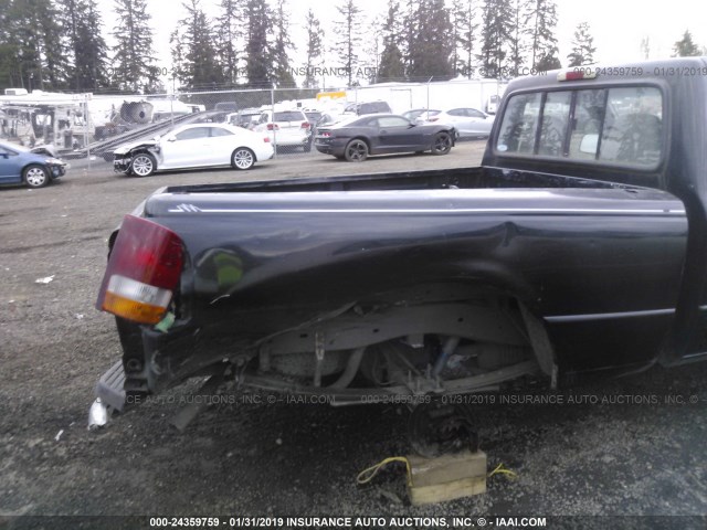 1FTCR10A9SPA47913 - 1995 FORD RANGER BLACK photo 6