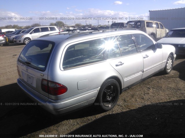 WDBJH65F4XA721583 - 1999 MERCEDES-BENZ E 320 SILVER photo 4