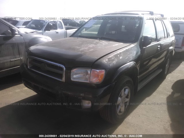 JN8DR09Y61W603425 - 2001 NISSAN PATHFINDER LE/SE/XE BLACK photo 6