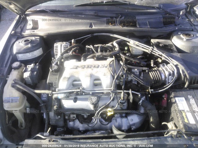 1G2NE52E45M139520 - 2005 PONTIAC GRAND AM SE GRAY photo 10