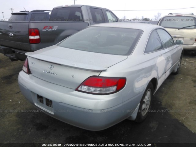 2T1CF28P3YC324487 - 2000 TOYOTA CAMRY SOLARA SE/SLE SILVER photo 4