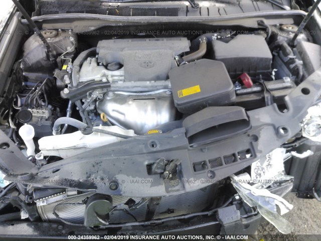 4T4BF1FK3ER428250 - 2014 TOYOTA CAMRY L/SE/LE/XLE BLACK photo 10