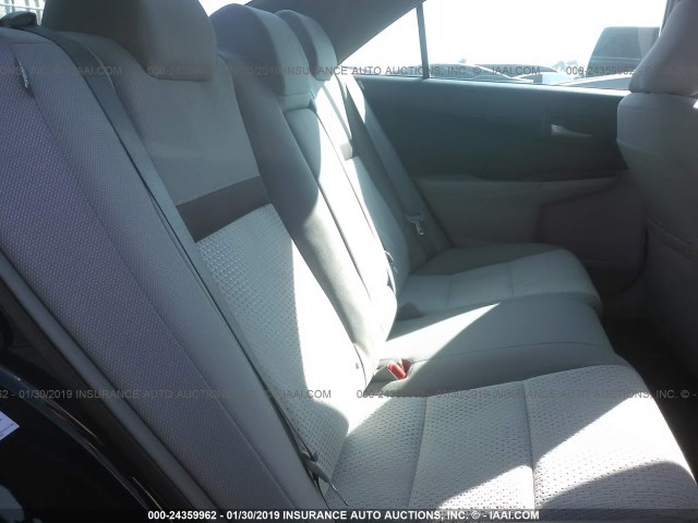 4T4BF1FK3ER428250 - 2014 TOYOTA CAMRY L/SE/LE/XLE BLACK photo 8