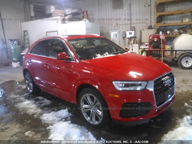 WA1JCCFS0JR021718 - 2018 AUDI Q3 PREMIUM PLUS RED photo 1