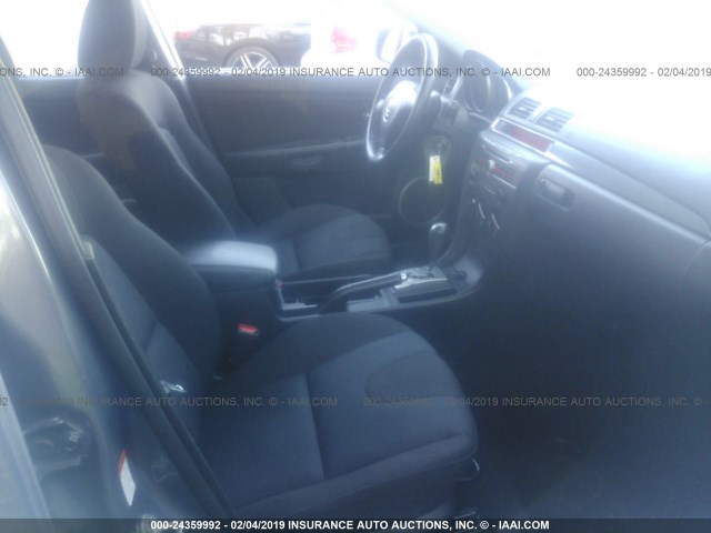 JM1BK324981785953 - 2008 MAZDA 3 S GRAY photo 5