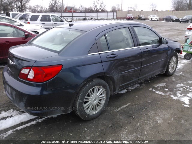 1C3LC56R78N224960 - 2008 CHRYSLER SEBRING TOURING BLACK photo 4