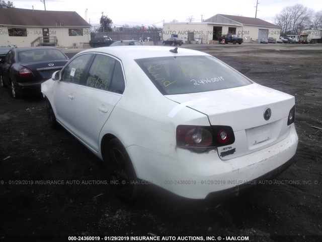 3VWRZ71K69M039527 - 2009 VOLKSWAGEN JETTA SE/SEL WHITE photo 3