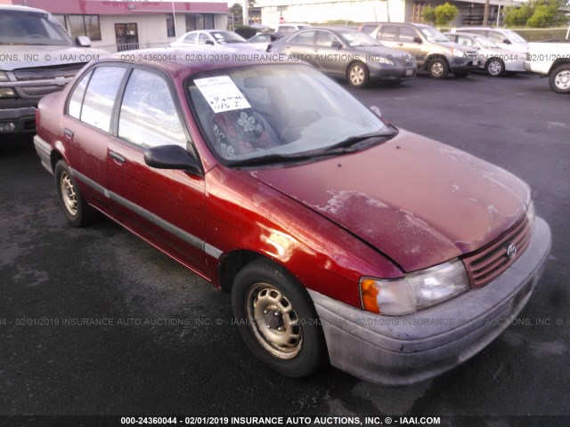 JT2EL43A7M0048764 - 1991 TOYOTA TERCEL DELUXE RED photo 1