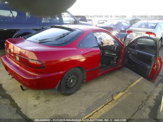 JH4DC4343VS008571 - 1997 ACURA INTEGRA RS RED photo 4
