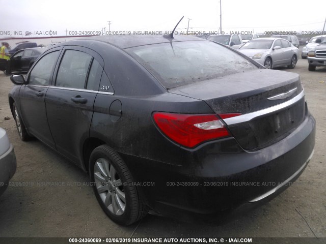 1C3CCBBB3DN676549 - 2013 CHRYSLER 200 TOURING BLACK photo 3