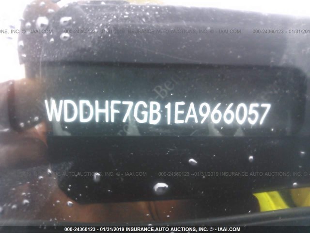 WDDHF7GB1EA966057 - 2014 MERCEDES-BENZ E 63 AMG-S WHITE photo 9