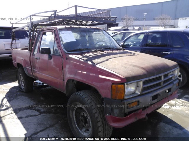 JT4RN67S1J5090329 - 1988 TOYOTA PICKUP XTRACAB RN67 SR5 RED photo 1