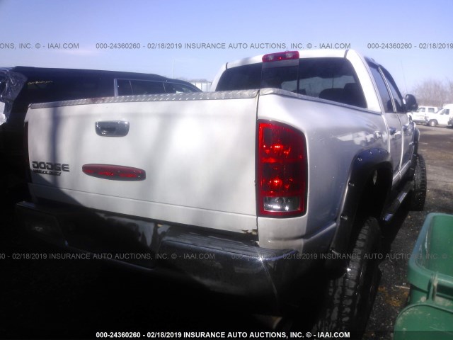 3D7KS28C66G220587 - 2006 DODGE RAM 2500 ST/SLT/LARAMIE WHITE photo 4