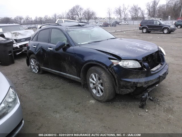 JNRAS08W96X208885 - 2006 INFINITI FX35 BLUE photo 1