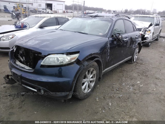 JNRAS08W96X208885 - 2006 INFINITI FX35 BLUE photo 6