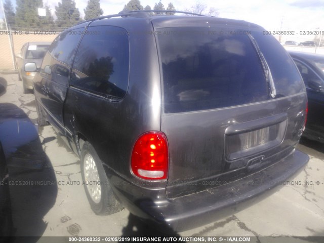 1C4GP54L0WB651864 - 1998 CHRYSLER TOWN & COUNTRY LX GRAY photo 3