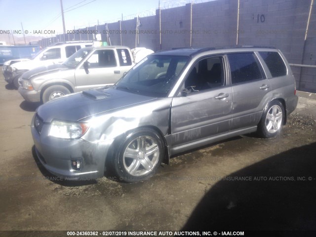 JF1SG69607H733133 - 2007 SUBARU FORESTER 2.5XT LTD/SPORTS 2.5XT GRAY photo 2