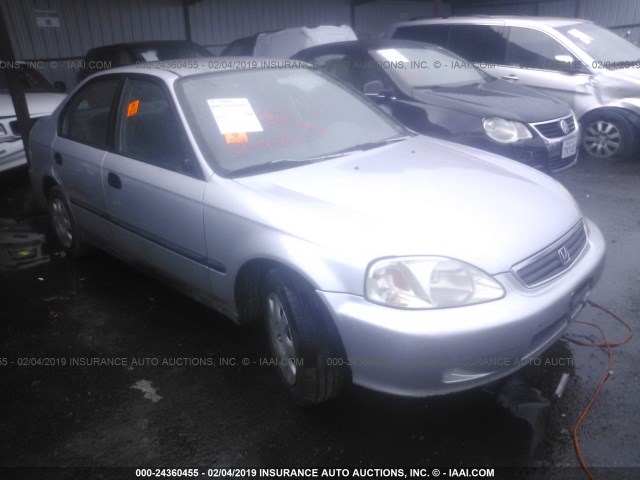 2HGEJ6625XH546265 - 1999 HONDA CIVIC DX SILVER photo 1