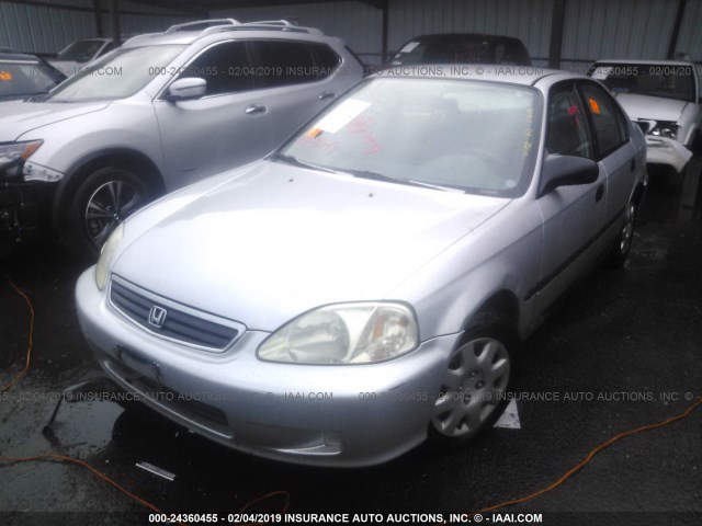 2HGEJ6625XH546265 - 1999 HONDA CIVIC DX SILVER photo 6