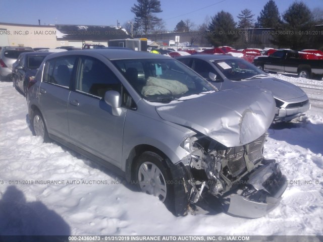 3N1BC1CP1CK287511 - 2012 NISSAN VERSA S/SL SILVER photo 1