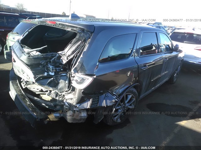 1C4RDJAG2FC223791 - 2015 DODGE DURANGO SXT GRAY photo 4