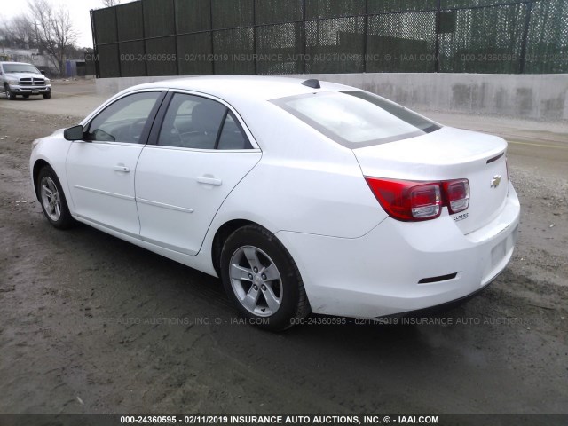 1G11B5SA4DF141442 - 2013 CHEVROLET MALIBU LS WHITE photo 3