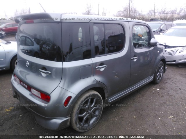 JN8AZ28RX9T120509 - 2009 NISSAN CUBE S/SL GRAY photo 4